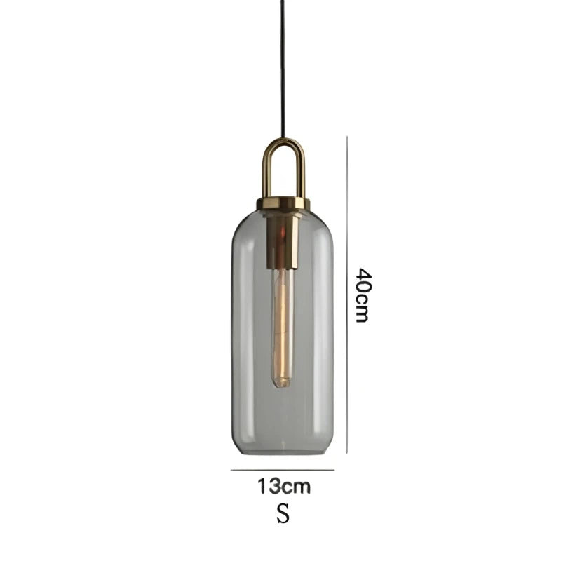 vydko.com - Newrays Loft Industrial Glass Pendant Light