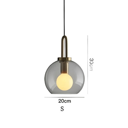 vydko.com - Newrays Loft Industrial Glass Pendant Light