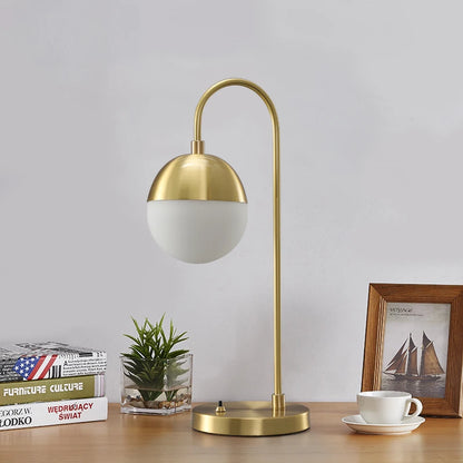 OSS - Retro Glass Ball LED Bedside Table Lamp