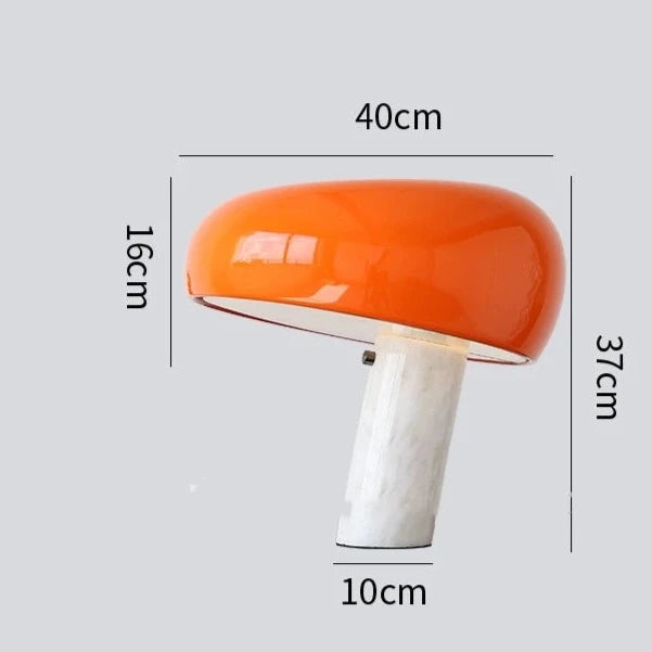 vydko.com-Italian Luxury-Marble-Mushroom-LED-Desk-Lamp