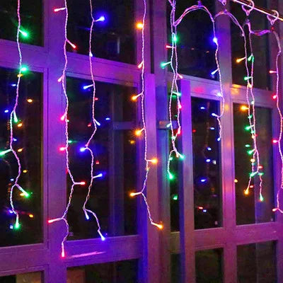 JINGL - Christmas LED Curtain Icicle String lights