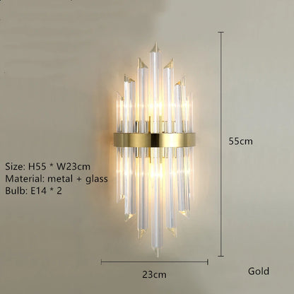 vydko.com - AIS - Nordic Elegance Glass Wall Sconce