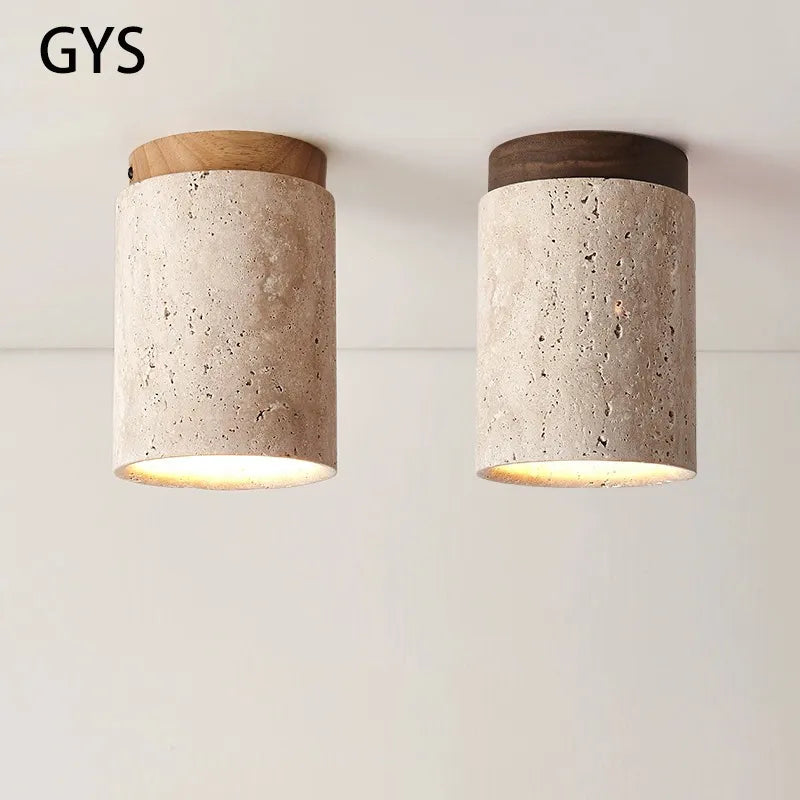 ARA - Japanese Stone Wood LED Ceiling Downlight