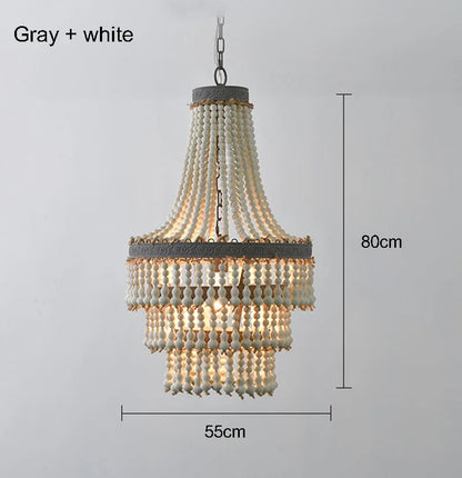 vydko.com - Bohemia-Style Beaded Pendant Light Fixture