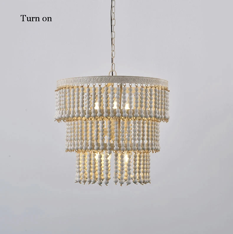 vydko.com - Bohemia-Style Beaded Pendant Light Fixture