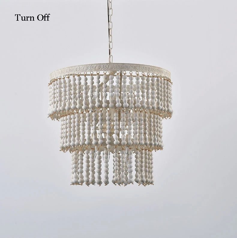 vydko.com - Bohemia-Style Beaded Pendant Light Fixture