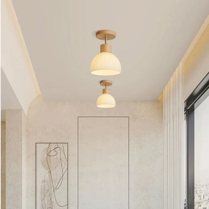 vydko.com - COCO - Wood Glass Nordic Ceiling Lamp