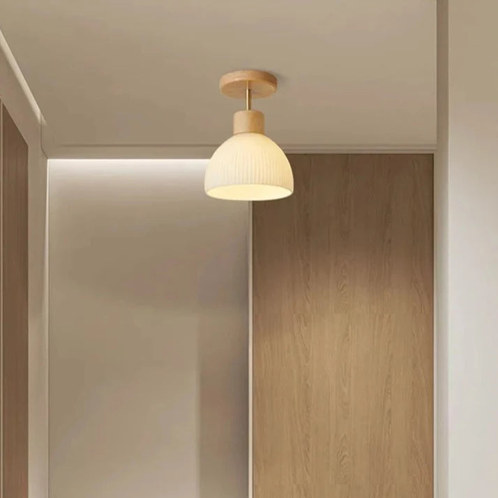 vydko.com - COCO - Wood Glass Nordic Ceiling Lamp