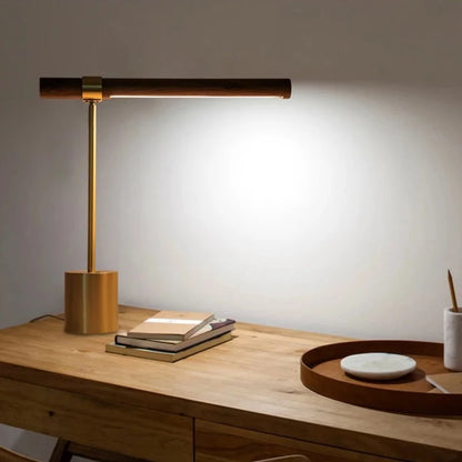 vydko.com - COLLY - Modern Minimalist Wood Grain LED Floor Lamp