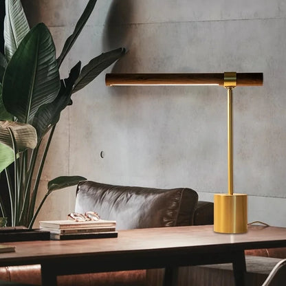 vydko.com - COLLY - Modern Minimalist Wood Grain LED Floor Lamp