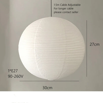 vydko.com - COSA - Classic Japanese Wabi Sabi Paper Pendant Lamp