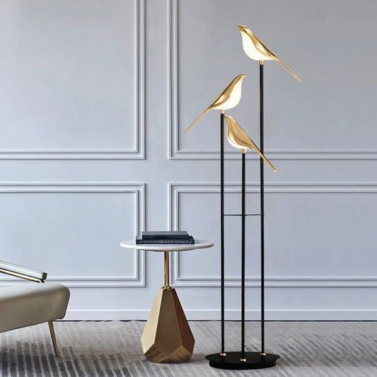 DON - Retro Elegance Wood Decorative Floor Lamp