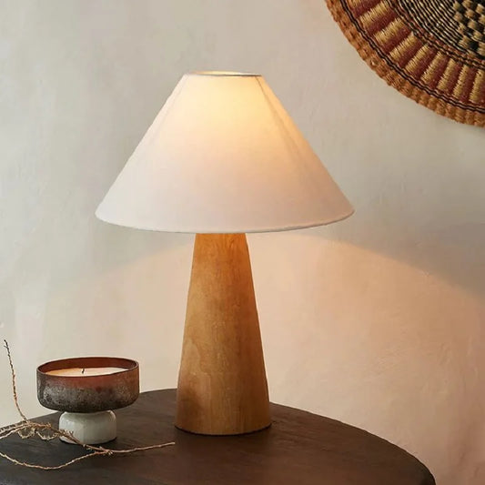 vydko.com - EMI - Wabi-Sabi Minimalist Wooden Table Lamp