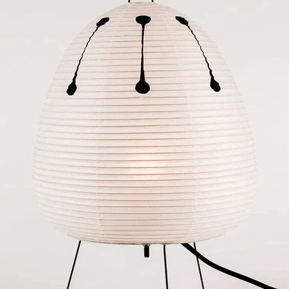 vydko.com - EMIKO - Wabi-Sabi Noguchi Rice Paper Tripod Table Lamp