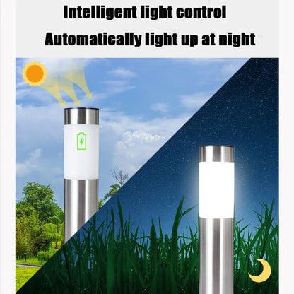 GARDY - Solar LED Ground Plug Bollard Pathway Light