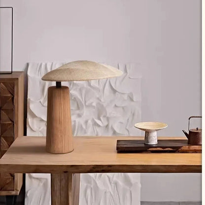INN - Wabi-sabi Minimalist Wood Table Lamp