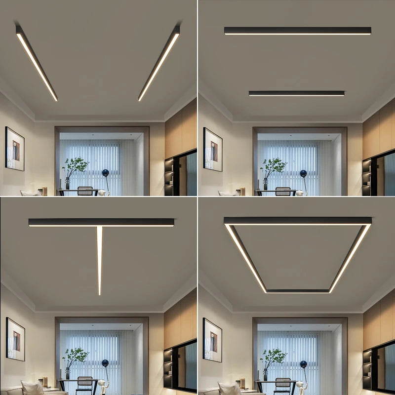 vydko.com - MOS - Nordic Minimalist Long LED Ceiling Light