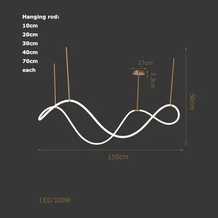 vydko.com - NOTE - Postmodern Music Notes LED Lamp