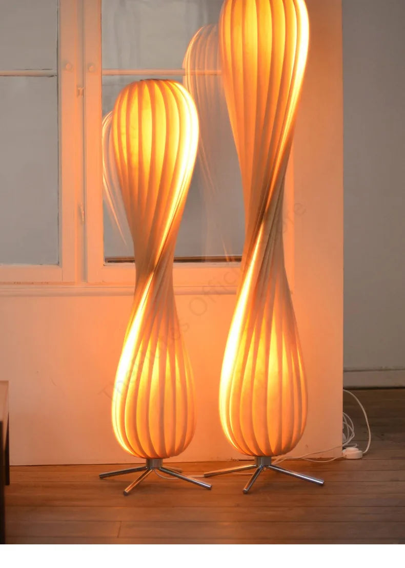 vydko.com - SIO - Wabi Sabi Wooden Art Floor Lamp