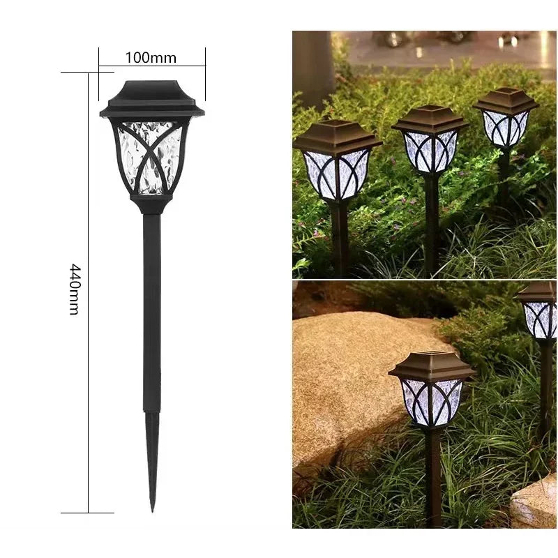 SUPER-CHEESE - Outdoor Waterproof LED Solar Lawn Lights For Walkway