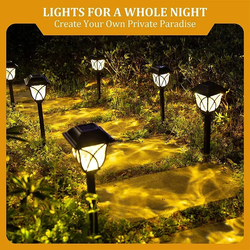 SUPER-CHEESE - Outdoor Waterproof LED Solar Lawn Lights For Walkway