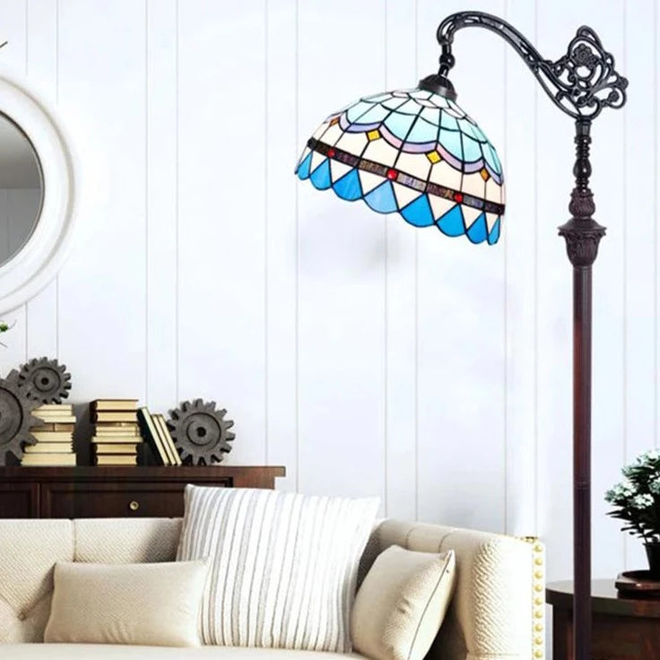 vydko.com - TIFFANY - American-Style Retro Floor Lamp