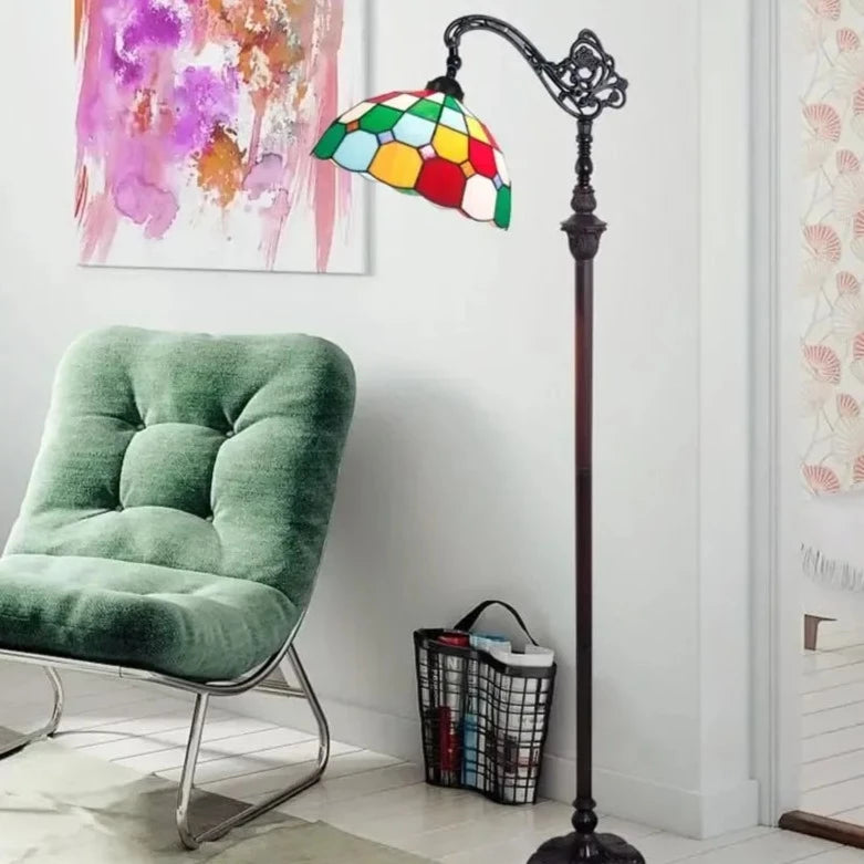 vydko.com - TIFFANY - American-Style Retro Floor Lamp