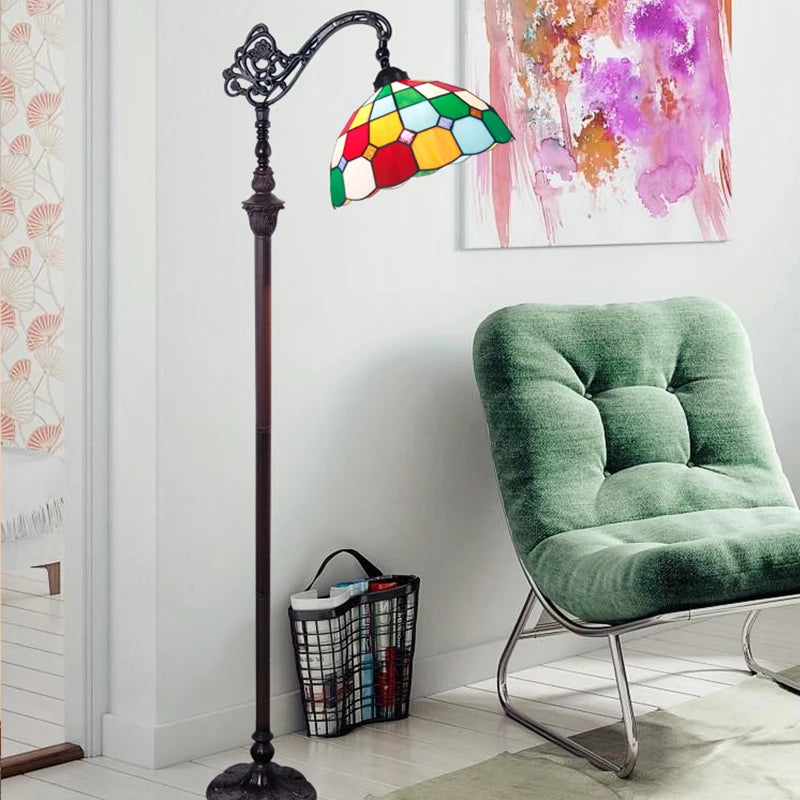 vydko.com - TIFFANY - American-Style Retro Floor Lamp