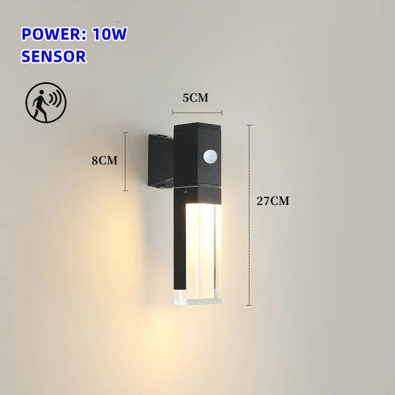 TILTY - Sensor Outdoor Wall Sconce Motion