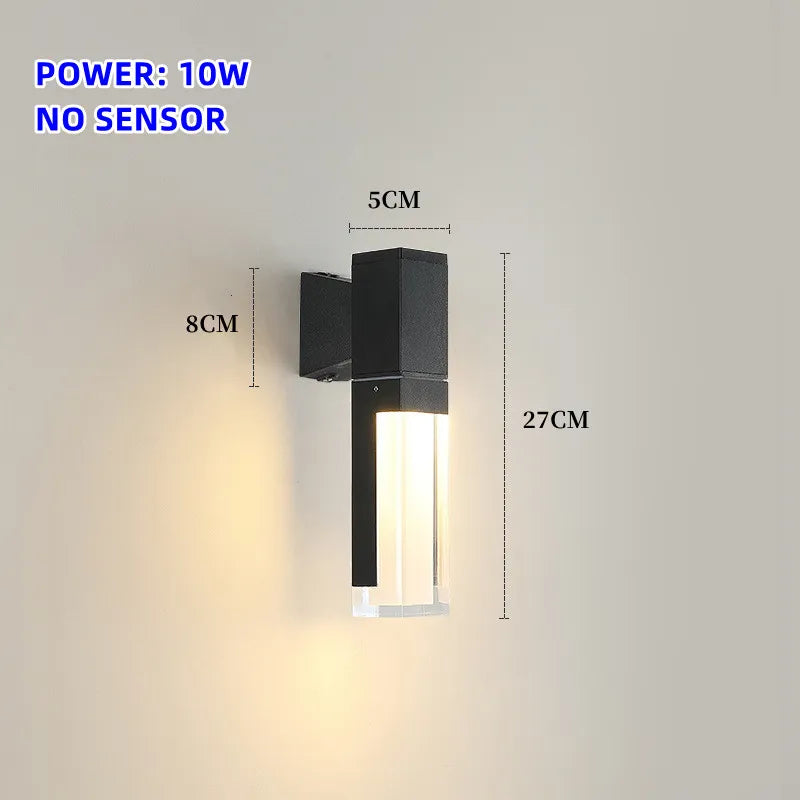 TILTY - Sensor Outdoor Wall Sconce Motion