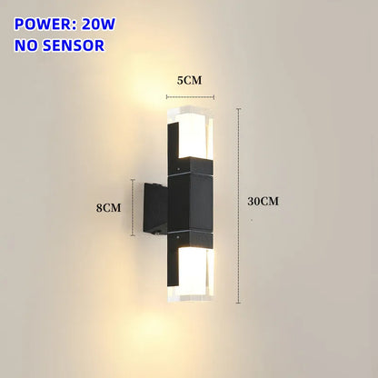 TILTY - Sensor Outdoor Wall Sconce Motion