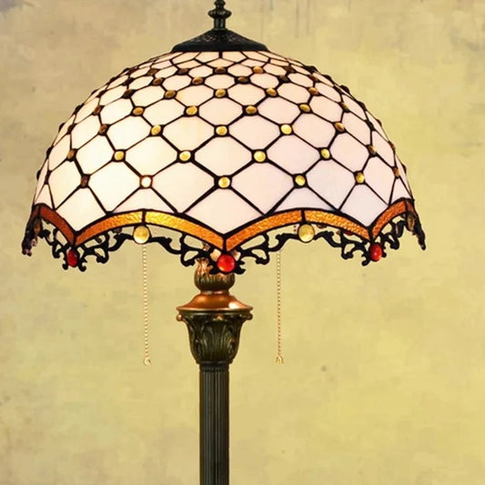 vydko.com - Tiffany Mediterranean Retro Floor Lamp