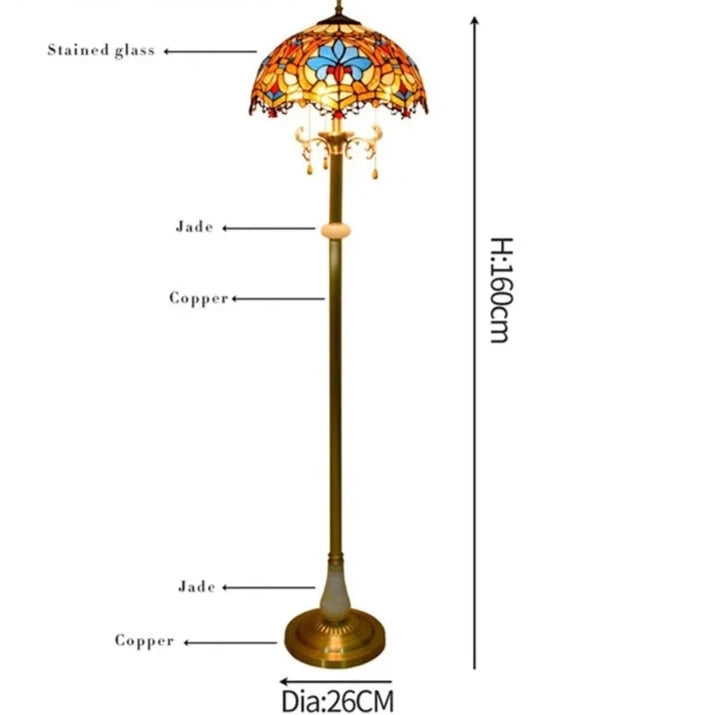 vydko.com - Tiffany Nordic Love Heart Floor Lamp