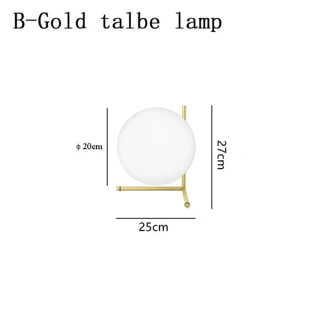 vydko.com - VELE - Nordic Simple Glass Ball LED Floor Lamp