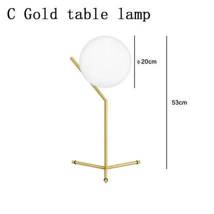 vydko.com - VELE - Nordic Simple Glass Ball LED Floor Lamp