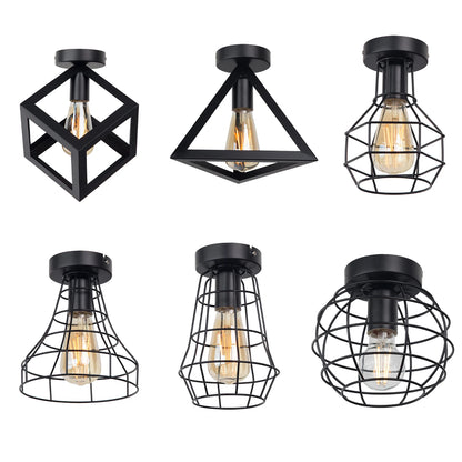 vydko.com - VOLA - Zhaoke Vintage Iron Cage Ceiling Light