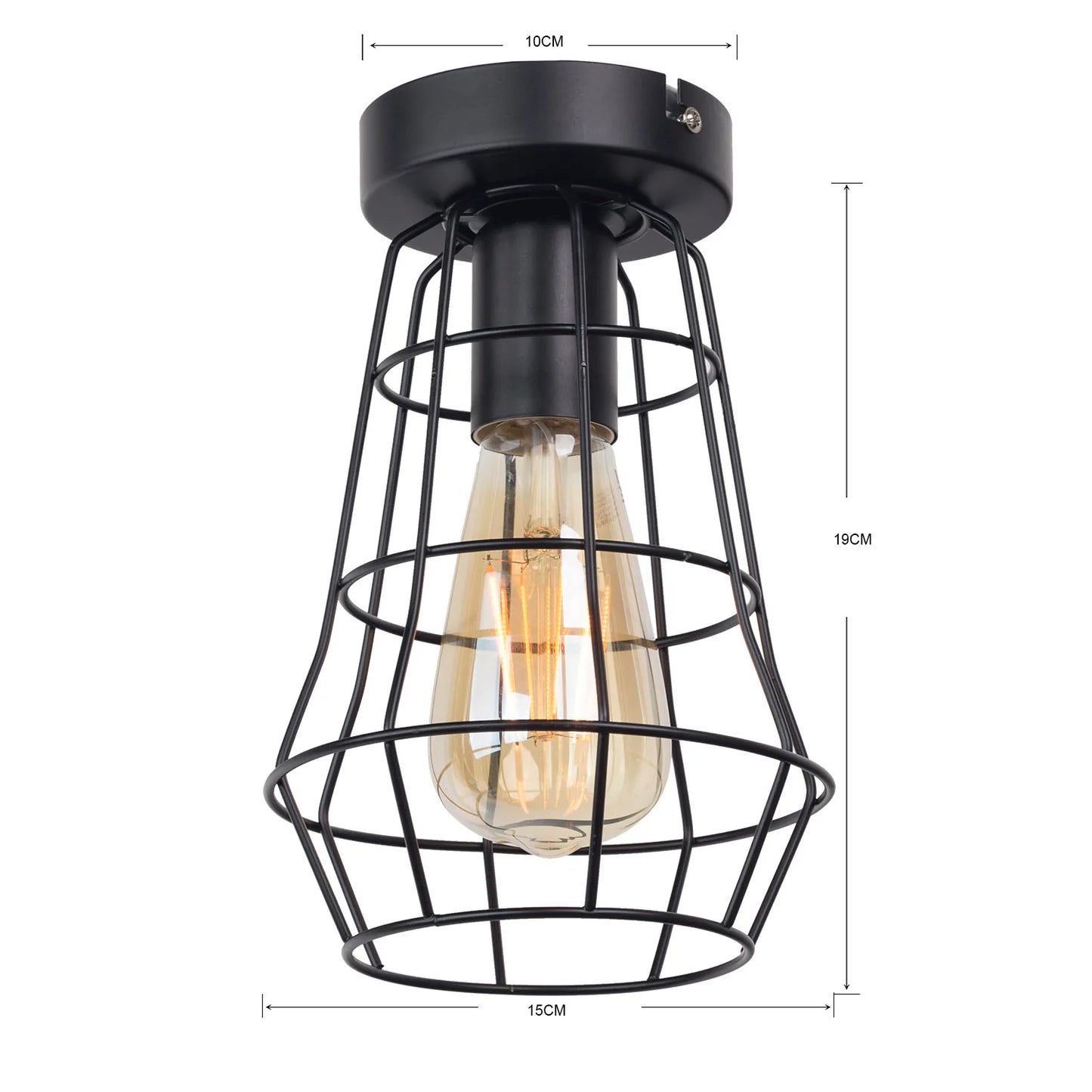 vydko.com - VOLA - Zhaoke Vintage Iron Cage Ceiling Light