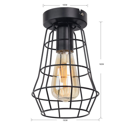 vydko.com - VOLA - Zhaoke Vintage Iron Cage Ceiling Light