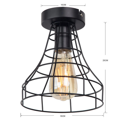 vydko.com - VOLA - Zhaoke Vintage Iron Cage Ceiling Light