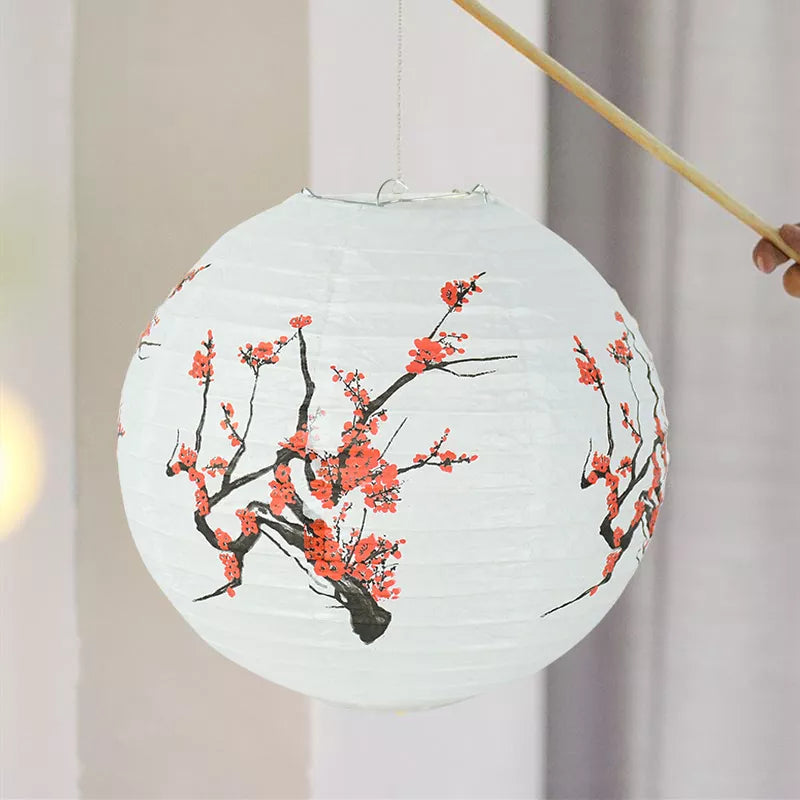vydko.com - WANG - Oriental Blossom Paper Lantern Chinese-Style Lamp Shade