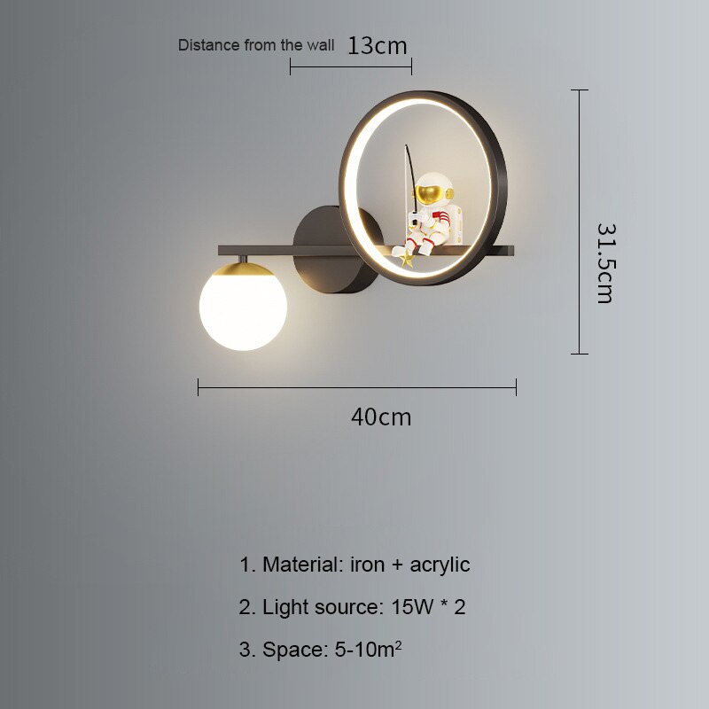 ADVENTURA - Nordic Modern LED Wall Lamp for Children Room