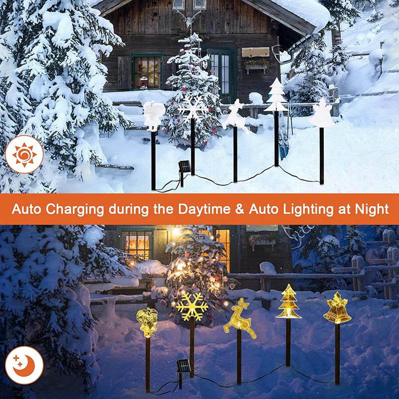 CAROLZ -  Solar Christmas Outdoor Stake Light