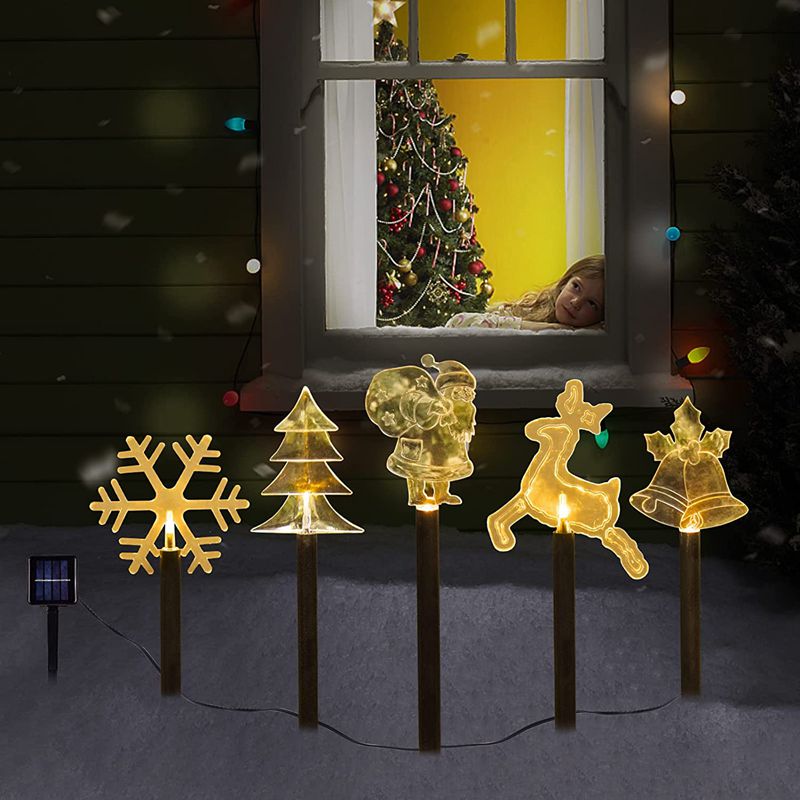 CAROLZ -  Solar Christmas Outdoor Stake Light