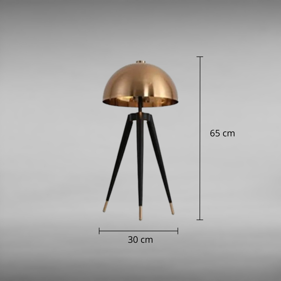 GLOCRAFT  - Vintage  Tripod Mushroom Industrial Floor Lamp