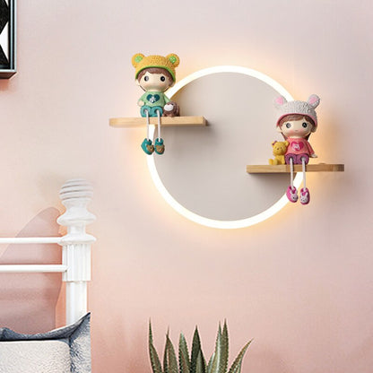 HEROGLO - Unicorn Cartoon Children's Room Wall Lamp