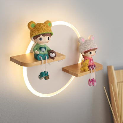 HEROGLO - Unicorn Cartoon Children's Room Wall Lamp