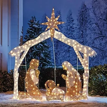 STARRS - Nativity Scene Christmas Outdoor  Decorations