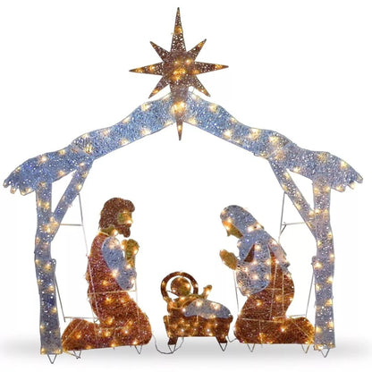 STARRS - Nativity Scene Christmas Outdoor  Decorations
