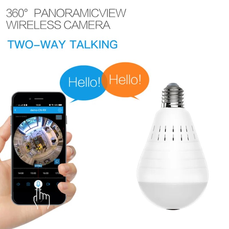 VISTA - 360° PanoraView Surveillance Smart Bulb