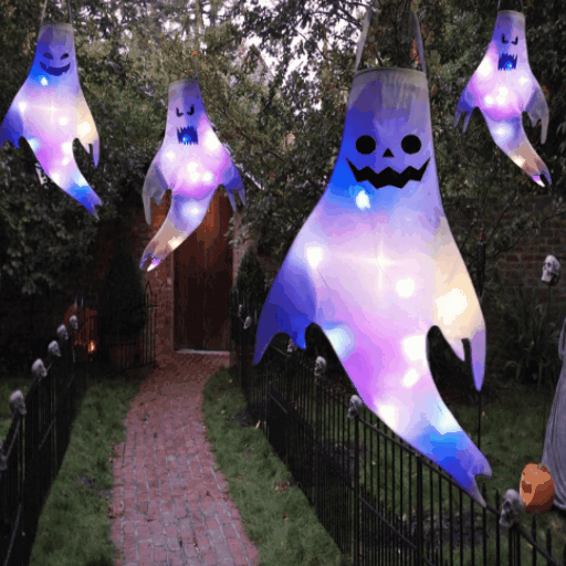 GHOULUX - Large Led Ghost Outdoor Light